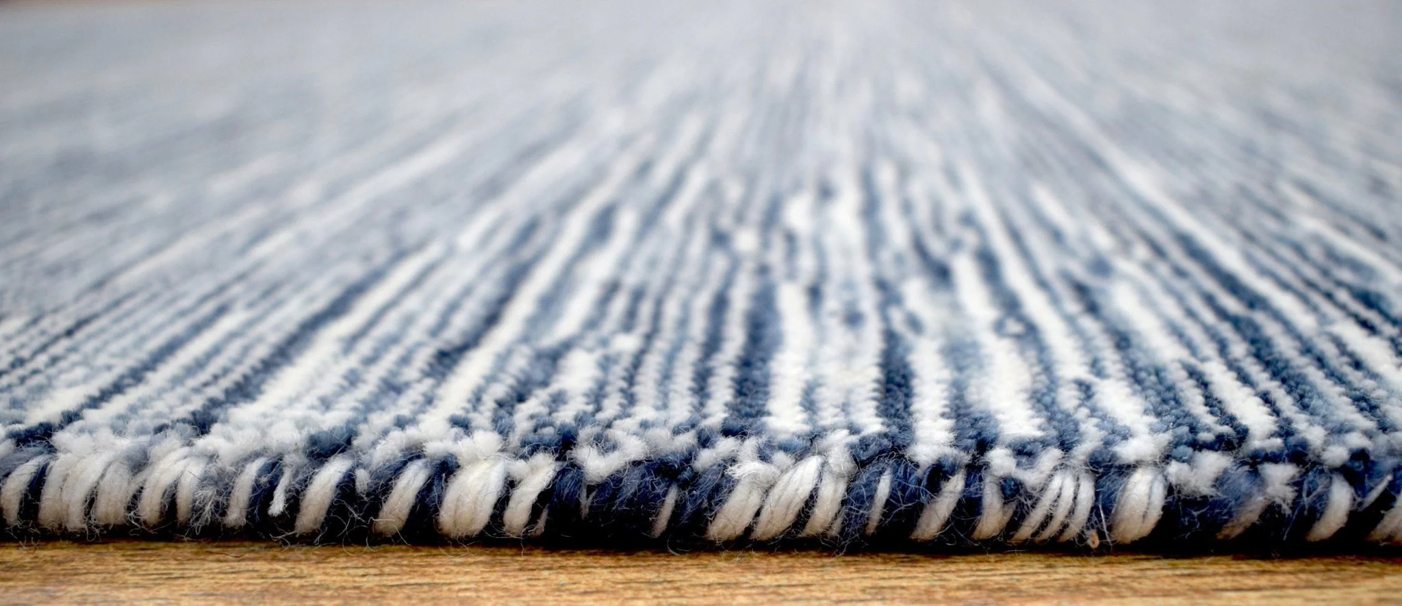 5x8 Solid Gray Rug | Handmade Wool & Viscose Area Rug | TRD1007158 - Image 9