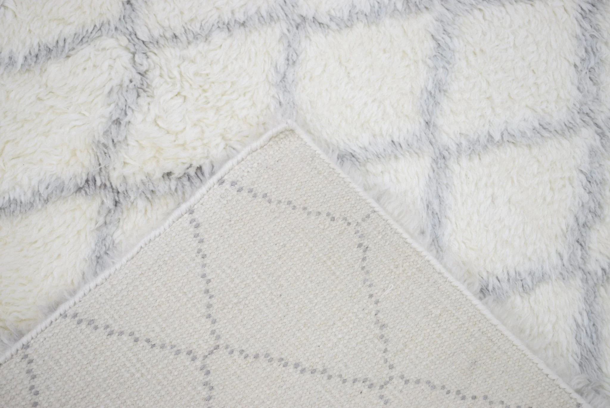 Ivory and Charcoal 4x6, 5x8 Rug Modern Handmade New Zealand Wool Area Rug The Rug Decor |TRD1715 - Image 7