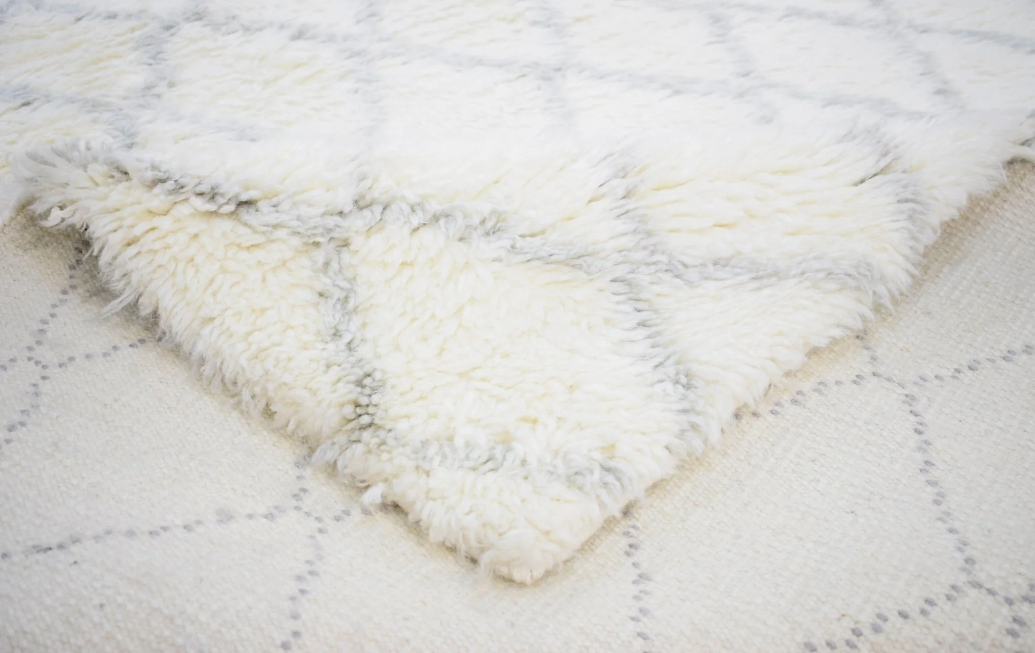 Ivory and Charcoal 4x6, 5x8 Rug Modern Handmade New Zealand Wool Area Rug The Rug Decor |TRD1715 - Image 8