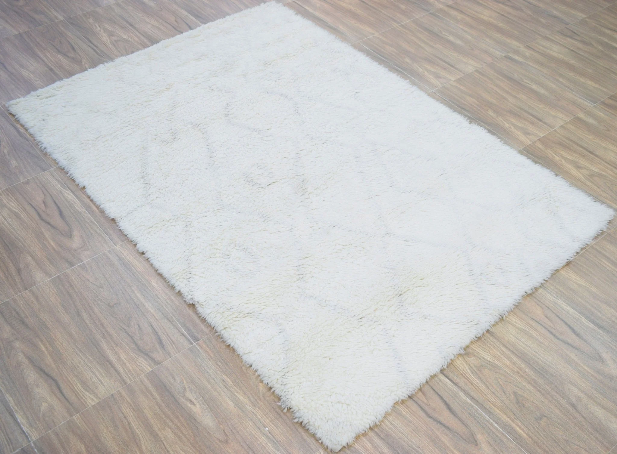 Ivory and charcoal 4x6, 5x8 Rug Modern Handmade New Zealand Wool Area Rug | The Rug Decor |TRD1719 - Image 4