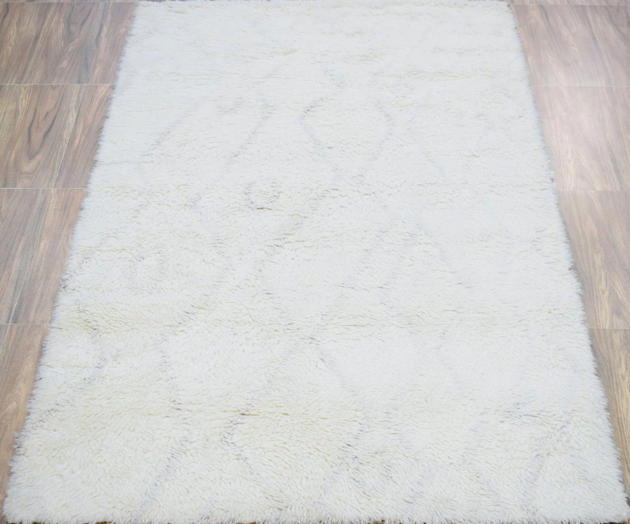 Ivory and charcoal 4x6, 5x8 Rug Modern Handmade New Zealand Wool Area Rug | The Rug Decor |TRD1719 - Image 5